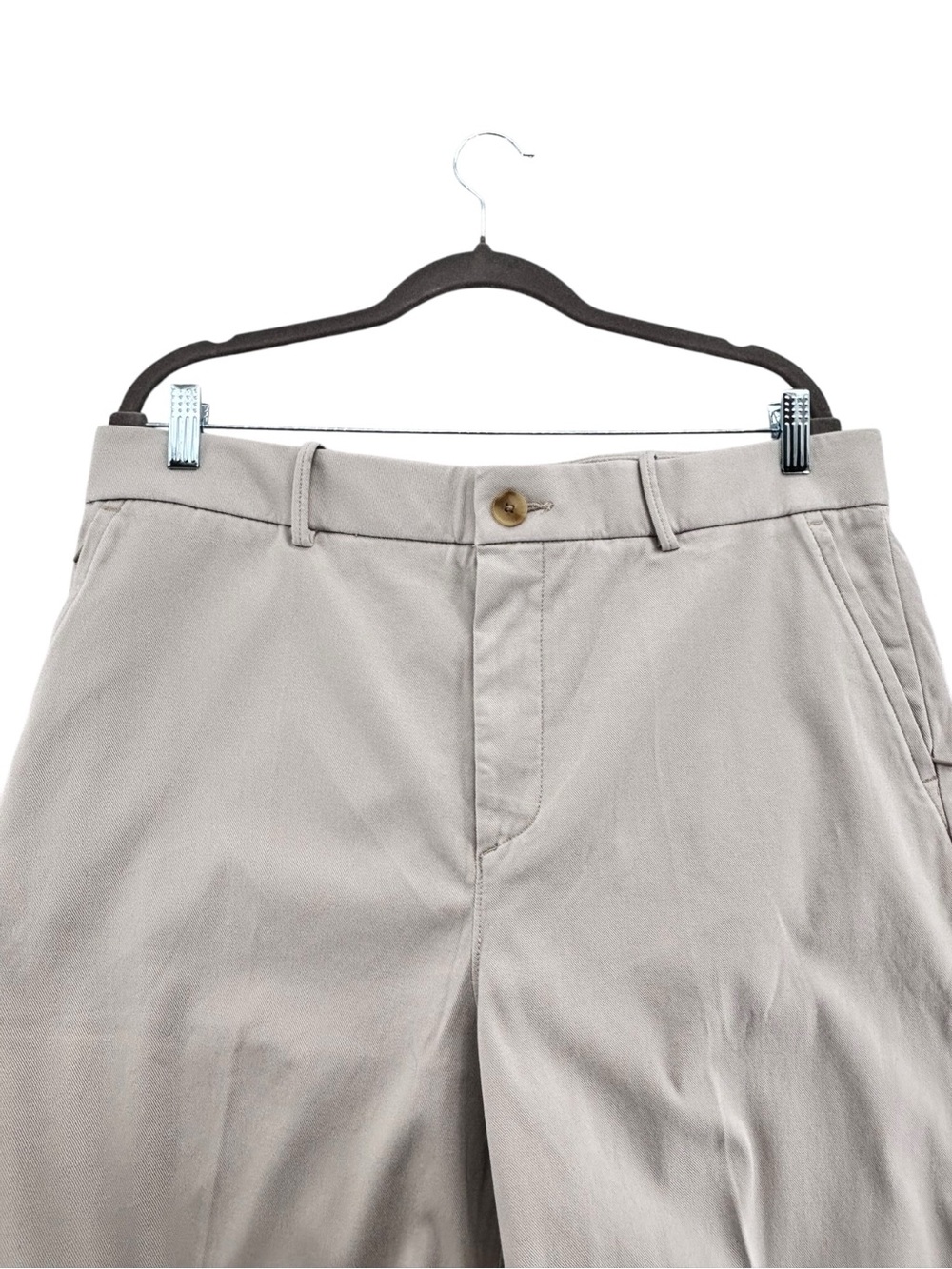 SPANX Supersmooth Stretch Twill Cropped Wide Leg Pant Colour Bone Petite 1X - Picture 5 of 16